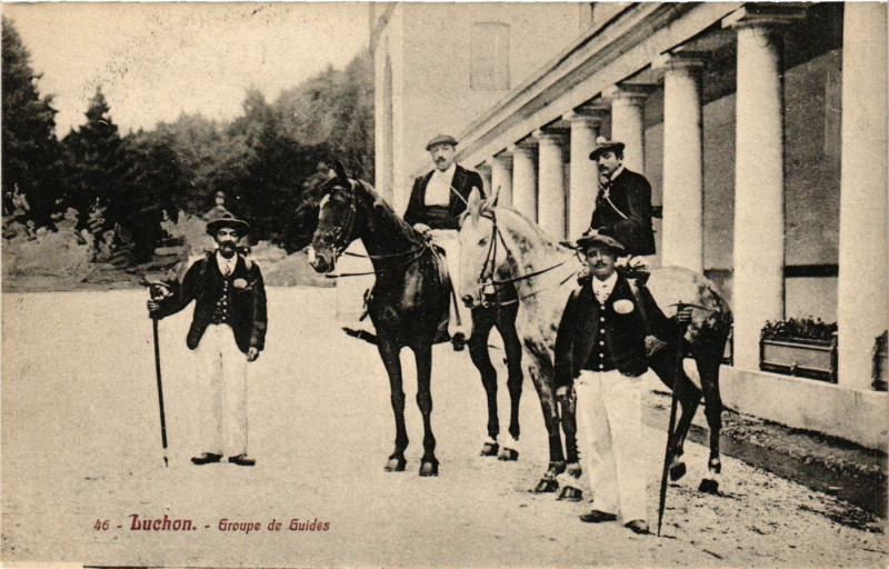 Carte postale ancienne Buchon - Groupe de Guides