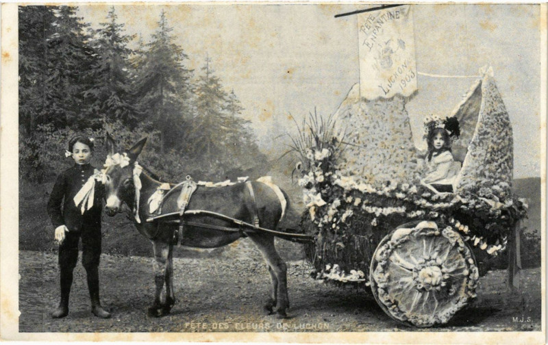Carte postale ancienne Pete des Fleurs de Luchon