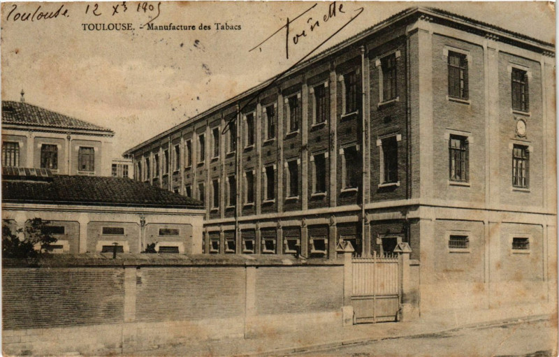 Carte postale ancienne Toulouse - Manufacture des Tabacs à Toulouse
