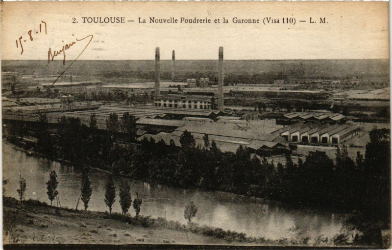 Carte postale ancienne Toulouse - La Nouvelle et la Garonne à Toulouse