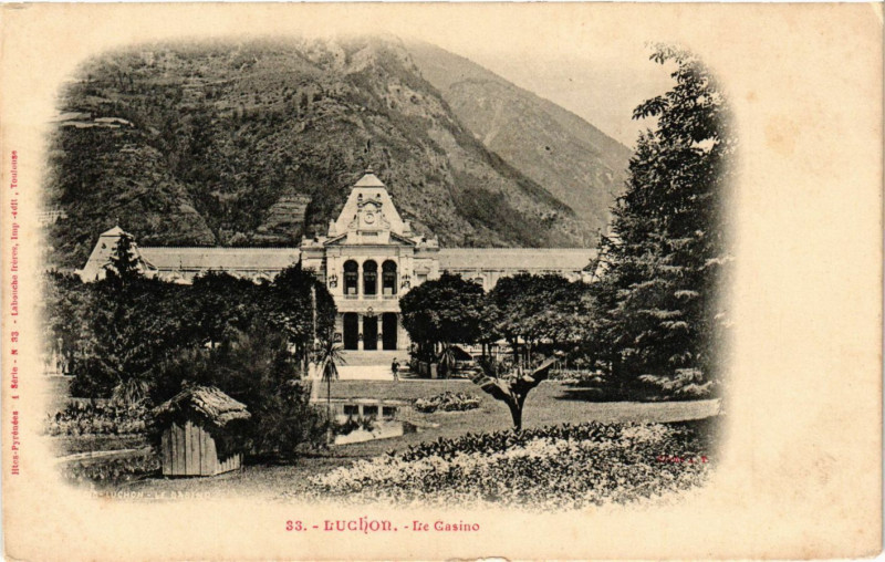 Carte postale ancienne Luchon - Le Casino