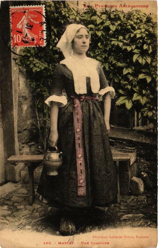 Carte postale ancienne Massat Une Liadoure à Massat