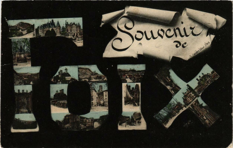 Carte postale ancienne Foix Souvenir de Foix à Foix