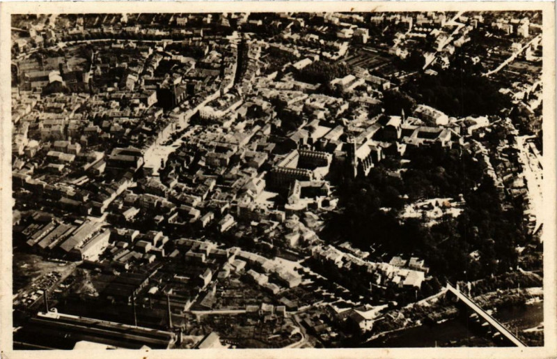 Carte postale ancienne Pamiers Vue Générale à Pamiers