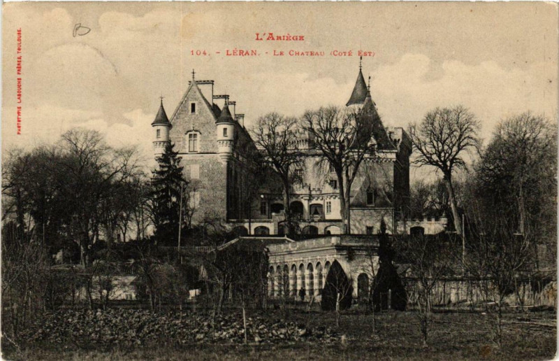 Carte postale ancienne Léran Le Chateau à Léran