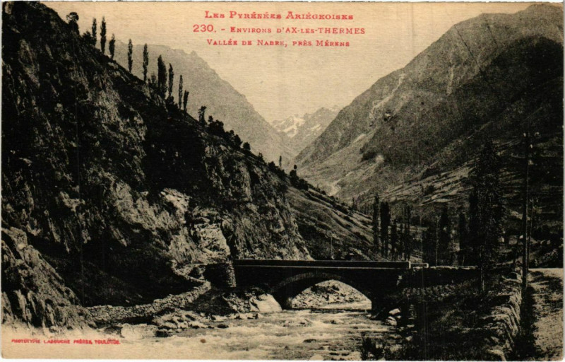 Carte postale ancienne Vallee de Nabre France