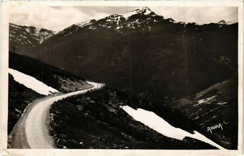 Carte postale ancienne De l'Hospitalet au Col de Puymorens France