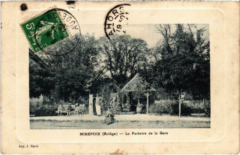 Carte postale ancienne Environs d'Auzat Ariege à Auzat