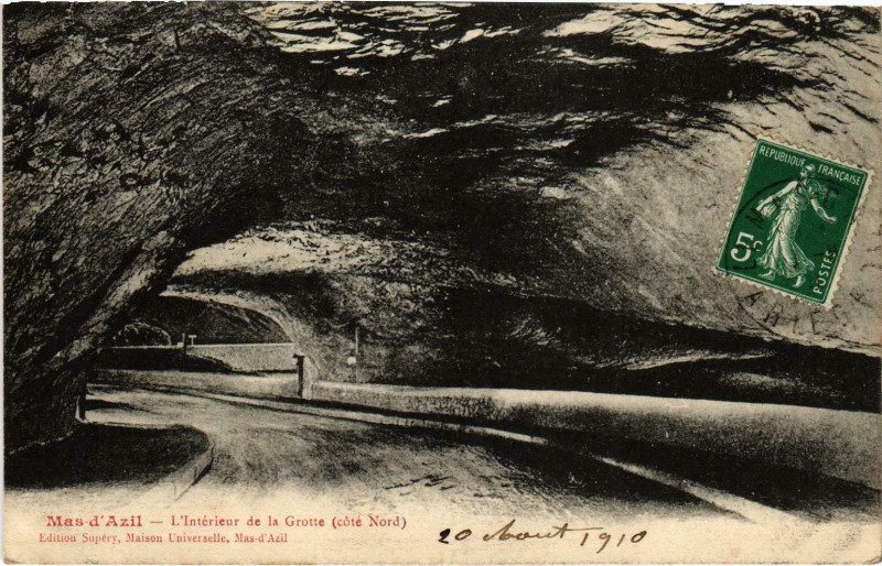 Carte postale ancienne Mas d'Azil Ariege
