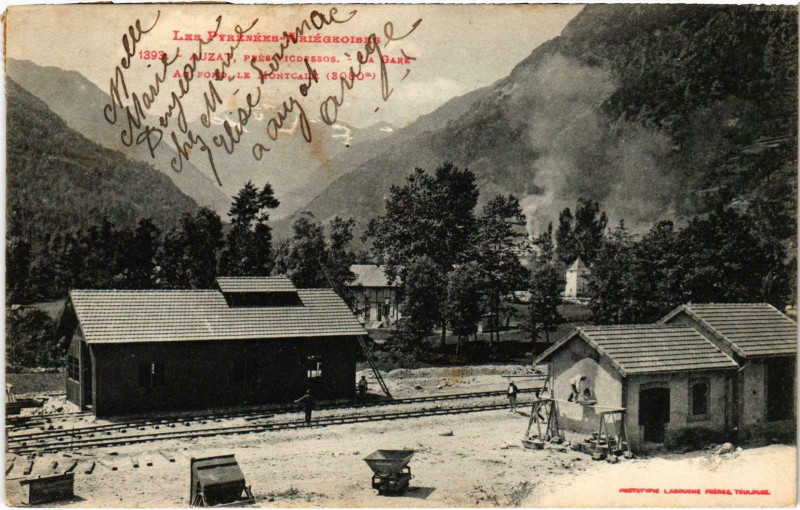 Carte postale ancienne Auzat Ariege à Auzat