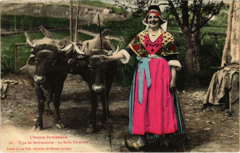 Carte postale ancienne Type Bethmalaise Ariege