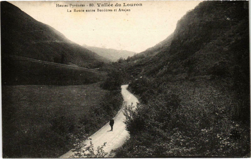 Carte postale ancienne Vallée du Louron Ariege