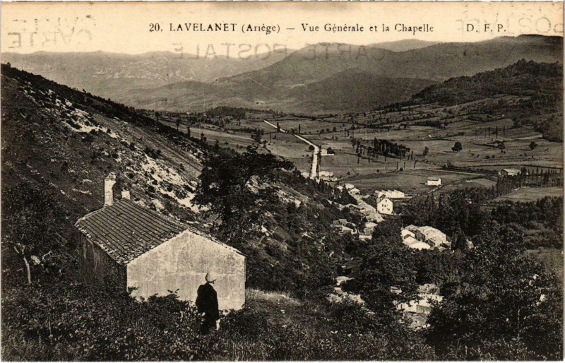 Carte postale ancienne Lavelanet Vue générale Ariege à Lavelanet