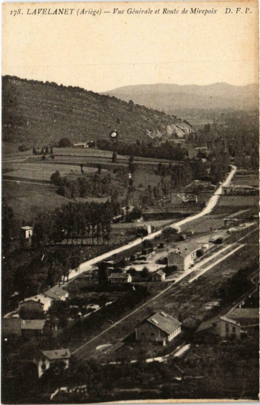Carte postale ancienne Lavelanet Le Soulat Ariege à Lavelanet