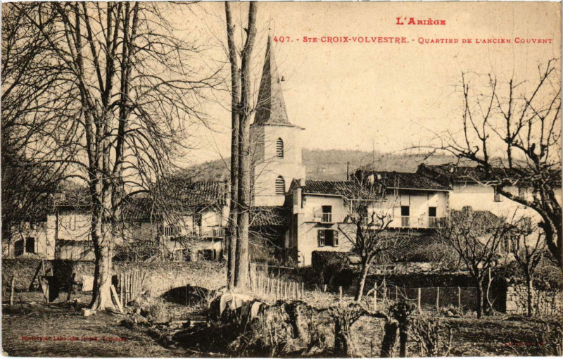 Carte postale ancienne Stre Croix Volvestre Ariege