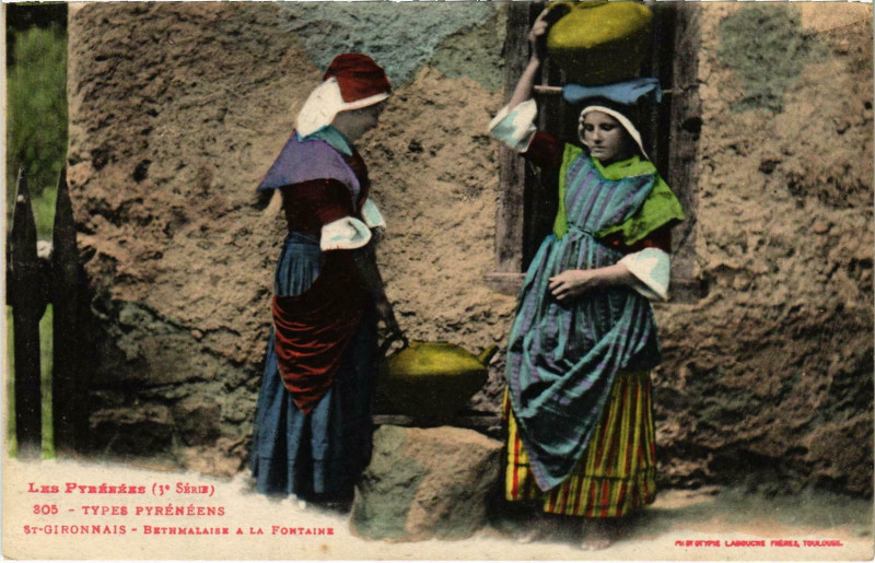 Carte postale ancienne Types Pyrénéens Ariege