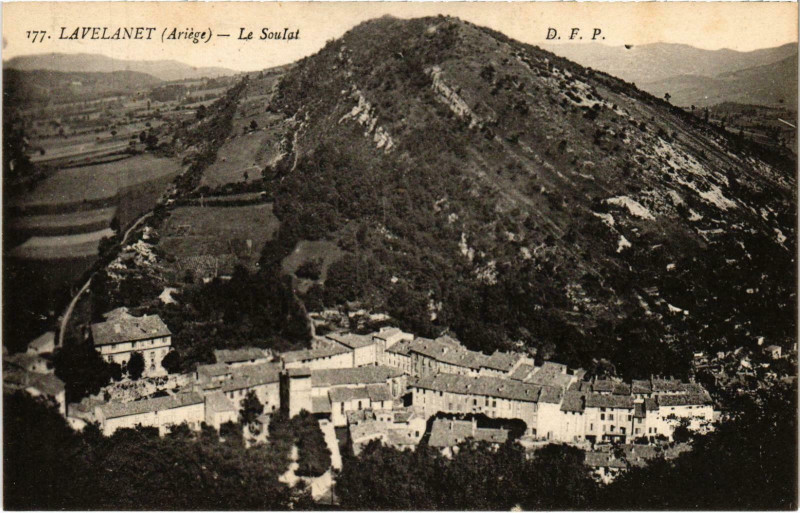 Carte postale ancienne Lavelanet Le Soulat Ariege à Lavelanet