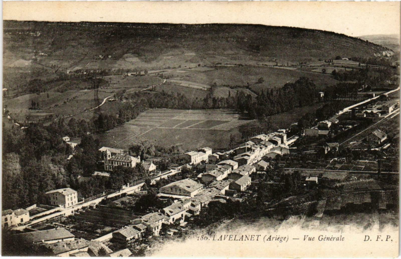 Carte postale ancienne Lavelanet Vue générale Ariege à Lavelanet