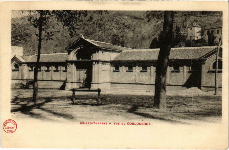 Carte postale ancienne Ax-les-Thermes Ariege à Ax-les-Thermes