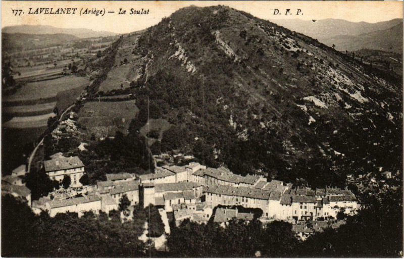 Carte postale ancienne Lavelanet Le Soulat Ariege à Lavelanet
