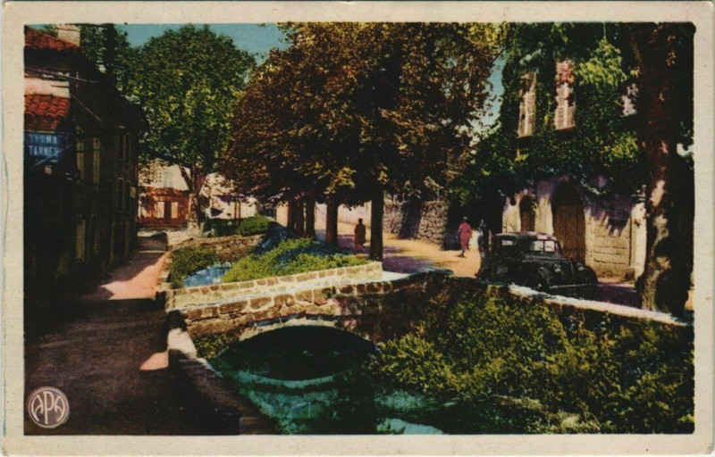 Carte postale ancienne Figeac Le Petit Cele de derivation amenant les à Figeac