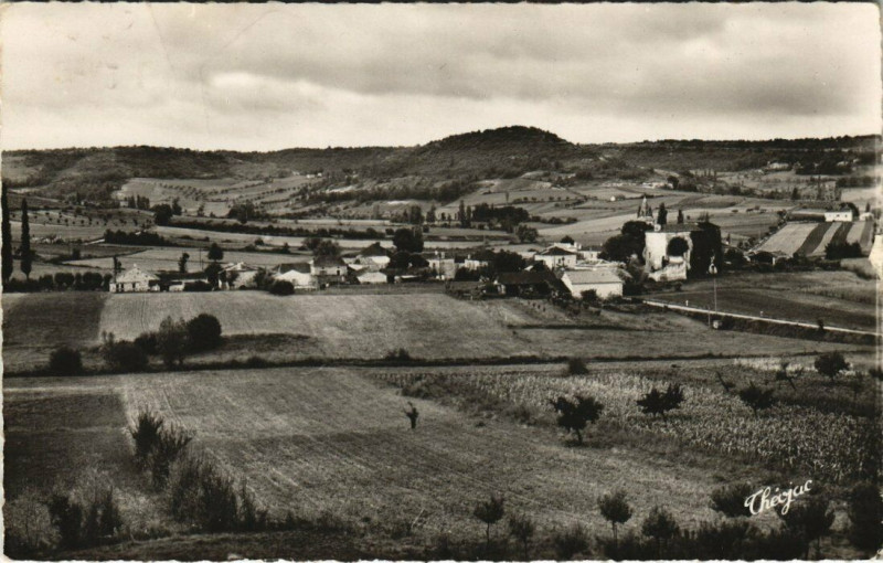 Carte postale ancienne Lot - 33-2 - Le Boulve Vue Generale