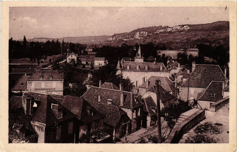 Carte postale ancienne Vayrac - Vue générale à Vayrac