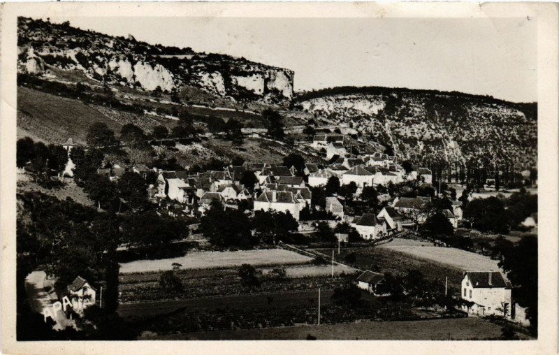 Carte postale ancienne Vallée du Cele - Saint-Sulfice - Vue générale