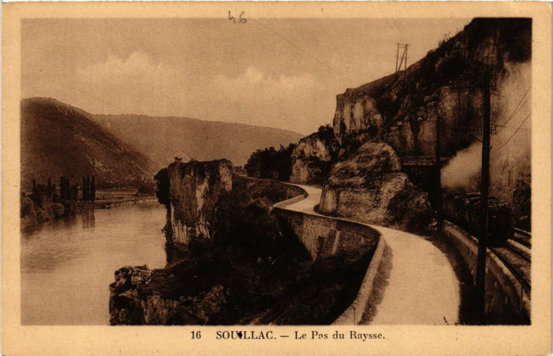 Carte postale ancienne Souillac - Le Pas du Baysse à Souillac