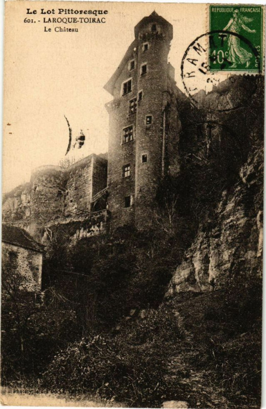 Carte postale ancienne Le Lot Pittoresque - Laroque-Toirac - Le Chateau