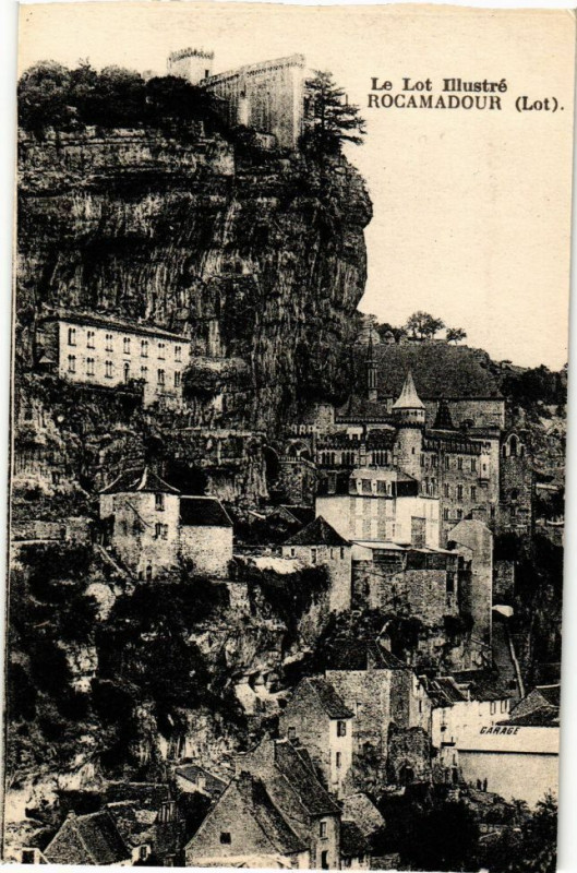 Carte postale ancienne Le Lot Illustre - Rocamadour - à Rocamadour