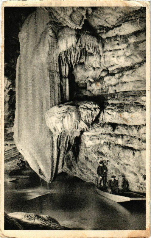 Carte postale ancienne Le Lot Illustre - Padirac - La Grande Pendeloque à Padirac