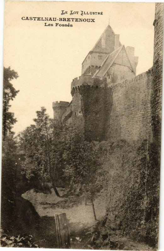 Carte postale ancienne Le Lot Illustre - Castelnau-Bretenoux - Les Fosses à Bretenoux