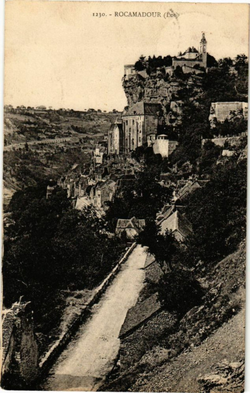 Carte postale ancienne Rocamadour - à Rocamadour