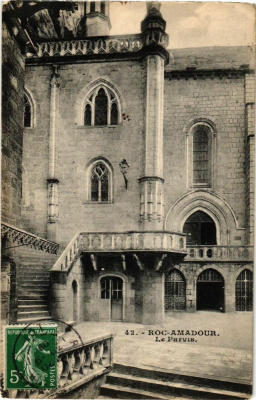 Carte postale ancienne Rocamadour - Le Purvis à Rocamadour
