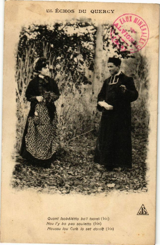 Carte postale ancienne Echos du Quercy