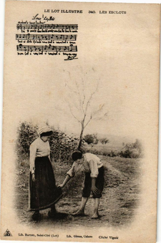 Carte postale ancienne Le Lot Illustre - Les Esclots