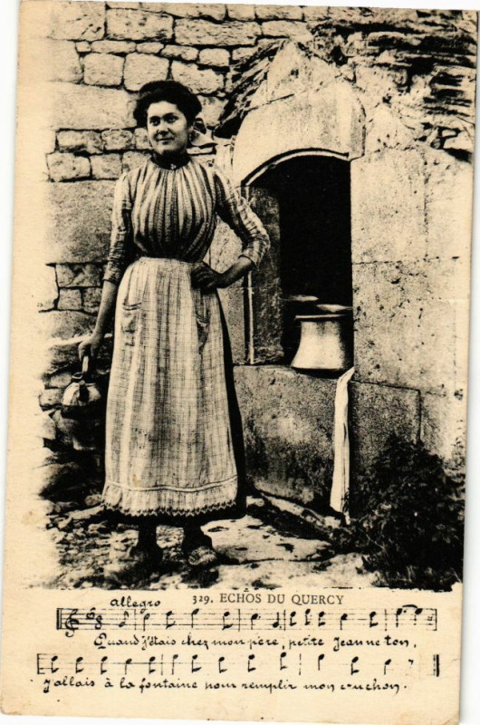 Carte postale ancienne Echos du Quercy