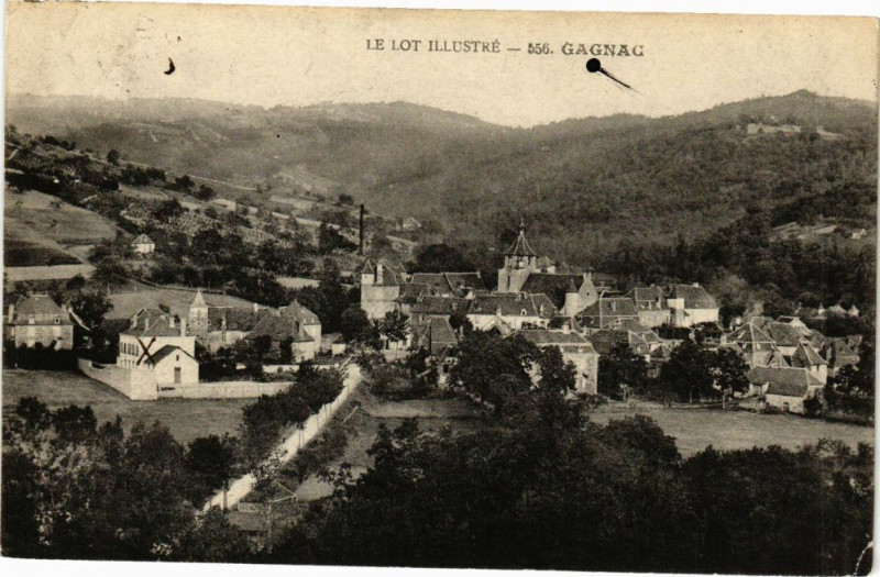 Carte postale ancienne Le Lot Illustre - Cagnac