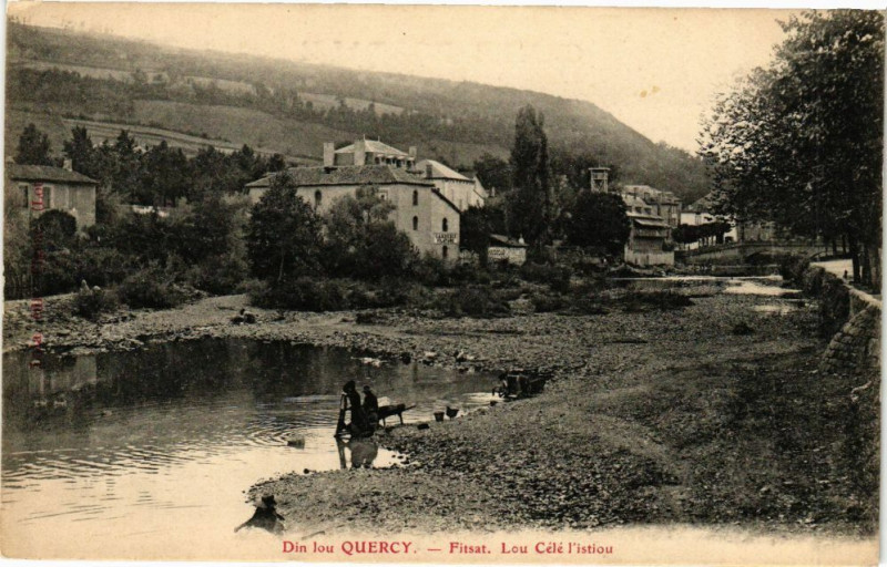 Carte postale ancienne Din lou Quercy - Fitsat Lou Cele l'istiou
