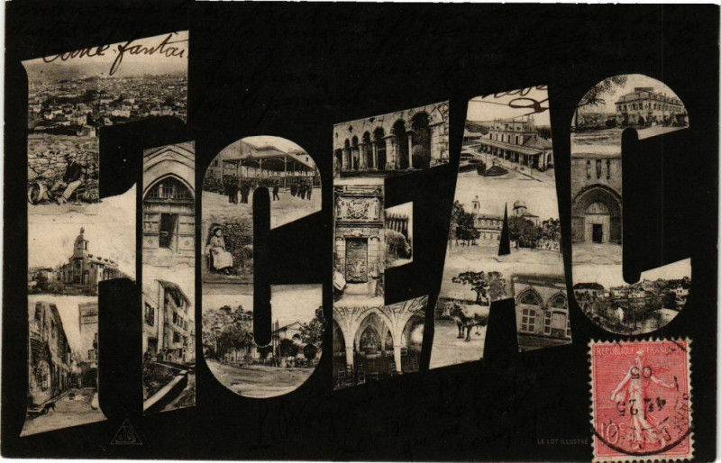 Carte postale ancienne Figeac à Figeac