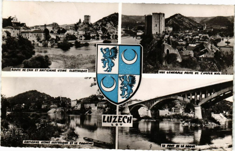 Carte postale ancienne Luzech - à Luzech