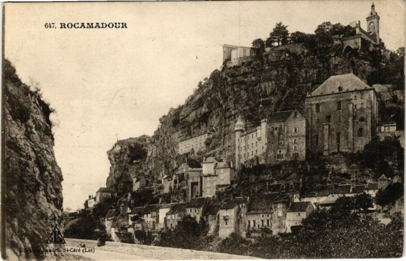 Carte postale ancienne Rocamadour à Rocamadour