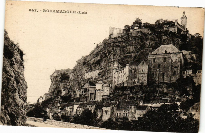 Carte postale ancienne Rocamadour à Rocamadour