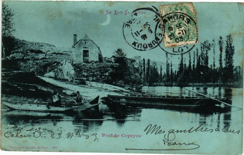 Carte postale ancienne Port de Copeyre