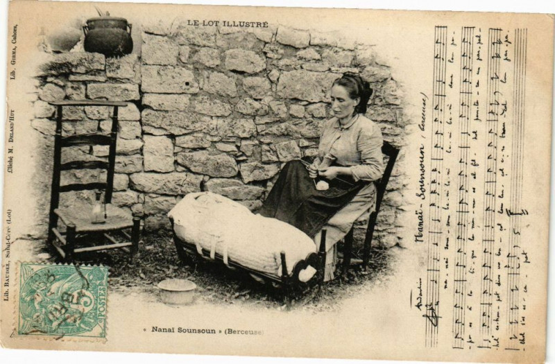Carte postale ancienne Nanai Sounsoun-Berceuse