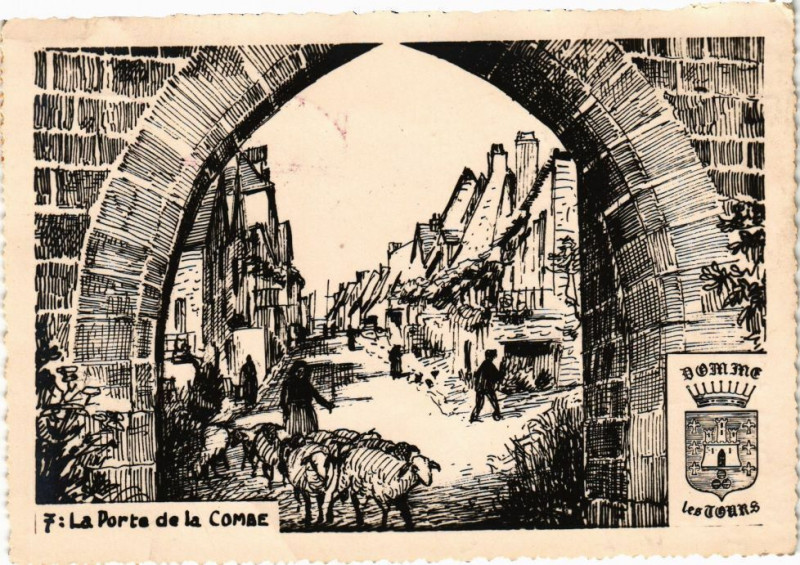 Carte postale ancienne La Porte de la Combe