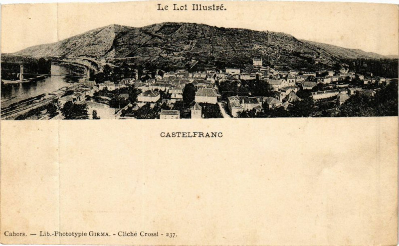 Carte postale ancienne Castelfranc à Castelfranc