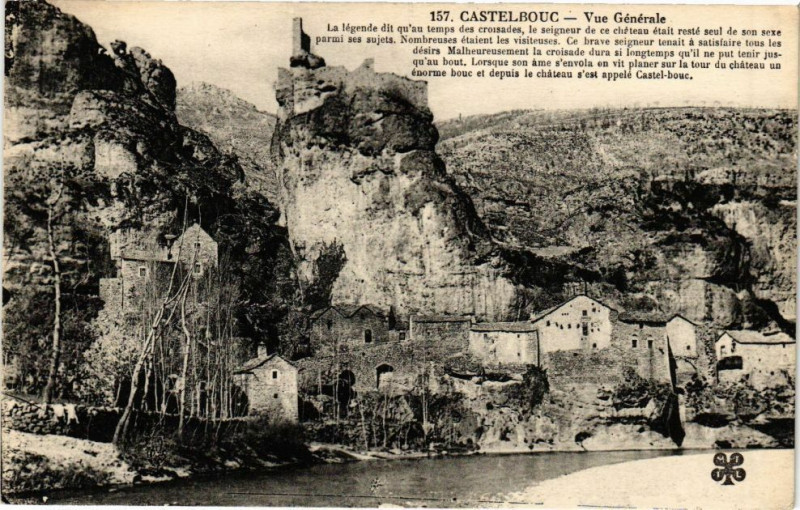 Carte postale ancienne Castelbouc-Vue générale