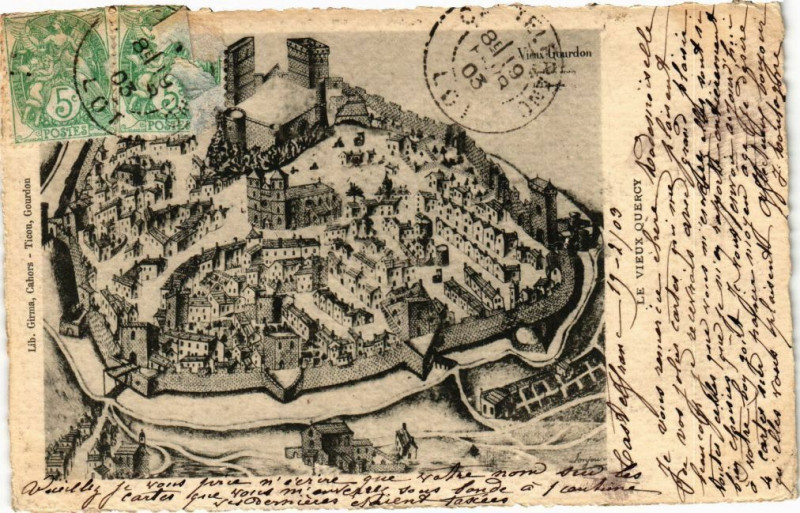 Carte postale ancienne Le Vieux Quercy